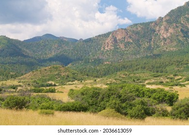 Cheyenne Mountain View With Cloudy Day