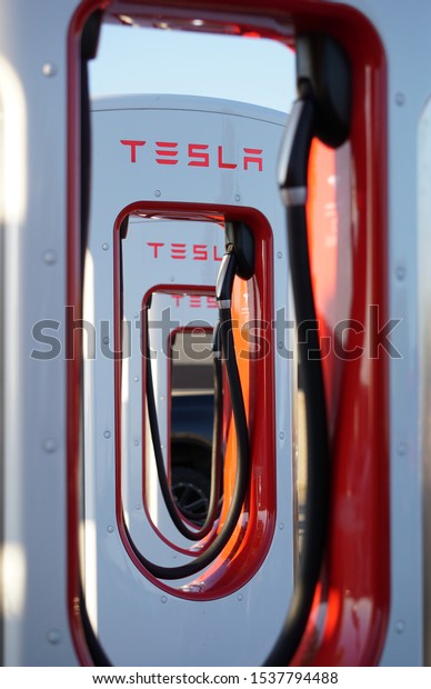 Cheyenne, Wyoming\
- October 7, 2019: Four Tesla Superchargers up to 120kW, available\
24/7, located at Frontier Mall on Dell Range Blvd. Vertical image\
through center\
openings.