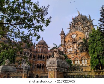 Chhatrapati Shivaji Maharaj Terminus is UNESCO world heritage site in City Mumbai of State Maharashtra in Country India. Shot date Month May  Day 19 year 2022