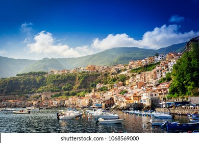 Chianalea Di Scilla, Fishing Village In Calabria, Italy