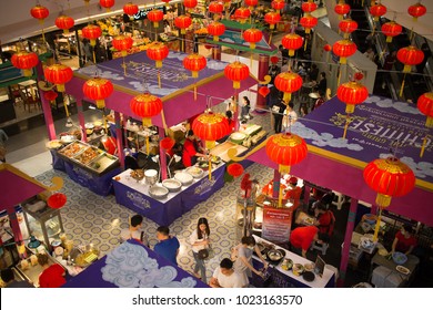 CHIANG MAI, THAILAND -FEBRUARY 12 2018: China NewYear Food  Area. Inside Of Central Festival Chiangmai. 3 Km. From Chiangmai City, Thailand.