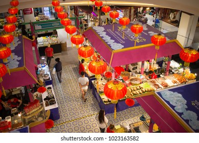 CHIANG MAI, THAILAND -FEBRUARY 12 2018: China NewYear Food  Area. Inside Of Central Festival Chiangmai. 3 Km. From Chiangmai City, Thailand.