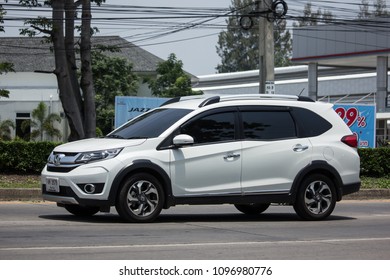CHIANG MAI, THAILAND - MAY 10 2018: Private Car, Honda BRV City Suv Car. On road no.1001, 8 km from Chiangmai city.