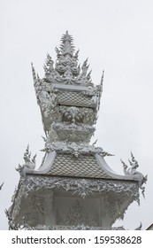 CHIANG RAI - OCTOBER 17: Wat Rong Khun On OCTOBER 17, 2013 In Chiang Rai, Wat Rong Khun Is A Contemporary Unconventional Temple In Chiang Rai, Thailand. It Was Designed By Chalermchai Kositpipat