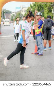 Chiang Rai THAILAND-11: 10: 2018: Project doctor invited run for health, Chiang Rai province Chiang Rai Thailand.People. Running at city. Streets. - Shutterstock ID 1228654465