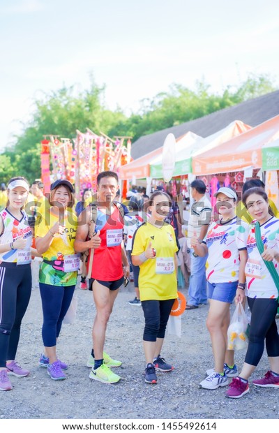 Chiang Rai\
THAILAND-7:7:2019: Run to change your life 2019 IN Chiang Rai\
THAILAND .People. Running at city.\
Streets.