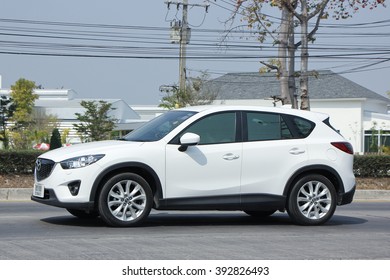 CHIANGMAI, THAILAND -FEBRUARY 19 2016:  Private Car, Mazda CX-5,cx5.   On Road No.1001, 8 Km From Chiangmai City.