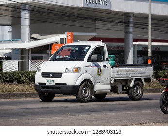 Chiangmai, Thailand - January 4 2019: Private Suzuki Carry Pick up car. Photo at road no 121 about 8 km from downtown Chiangmai thailand. - Shutterstock ID 1288903123
