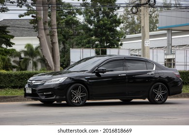 Chiangmai, Thailand -June 29 2021:  Private car Honda accord. On road no.1001 8 km from Chiangmai Business Area.