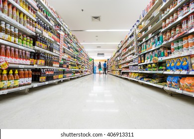 Chiangmai, Thailand - JUNE 3: BigC supermarket interior view on June 3th 2015 in Chiangmai. BigC is a large supermarket chain in Thailand.