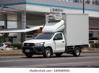 Chiangmai, Thailand - May 17 2019:  Private Pickup Truck Car Toyota Hilux Revo. On road no.1001, 8 km from Chiangmai city. - Shutterstock ID 1409689043