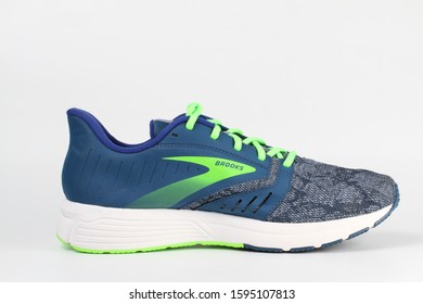 CHIANGMAI,THAILAND Dec 22,2019 :Go The Extra Mile With The Signal Running Shoe From Brooks. A DNA Foam Midsole Cushions Every Stride While The Rubber Traction Sole Adds Stability.