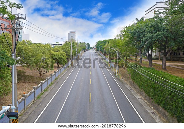Chiayi County , Taiwan-\
May 20th,2021: Primary Roads Provincial Highways across National\
Chiayi University