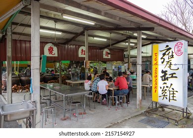 Chiayi, MAR 17, 2012 - Exterior View Of A Traditional Grill Chicken Restaurant