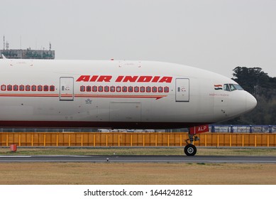 Chiba, Japan - April 04, 2010:Air India Boeing B777-300ER (VT-ALP) Passenger Plane.