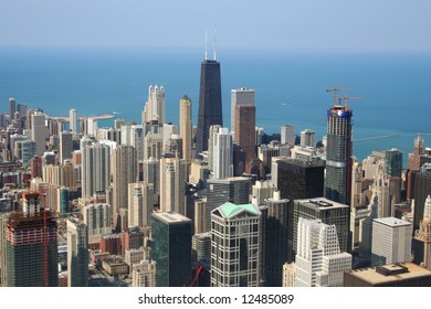 Chicago Aerial View Stock Photo 12485089 | Shutterstock