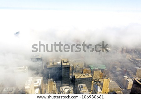 Similar – Foto Bild aerial view of wind turbines field energy