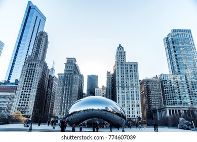 Chicago Bean Millenium Park 12 April 2016 USA