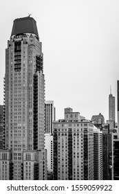 Chicago City Skyline Views From The Gold Coast