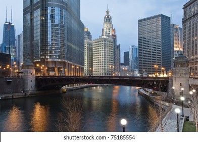 Chicago Downtown By The River