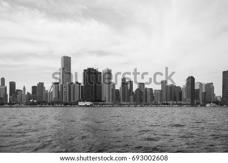 Similar – Skyline of Chicago Town