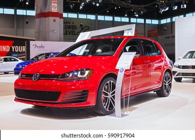 Chicago February 9 Volkswagen Golf On Stock Photo (Edit Now) 590917904