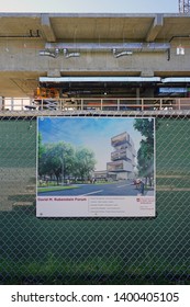 CHICAGO, IL -26 APR 2019- View Of The Harris School Of Public Policy On The Campus Of The University Of Chicago, Located In The Hyde Park Neighborhood Of Chicago, Illinois.