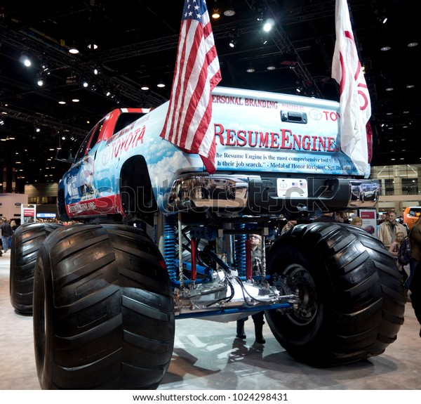 chicago il february 10 toyota monster stock photo edit now 1024298431 shutterstock