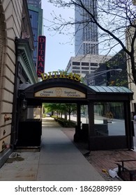 Chicago, IL May 24, 2020, Mike Ditka's Restaurant Entrance And Sign, Closed Due To The COVID-19 Coronavirus Pandemic