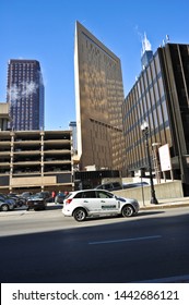 CHICAGO, IL / USA - DECEMBER 8 2010:  Metropolitan Correctional Center, At 71 W Van Buren St, Is Operated By The Federal Bureau Of Prisons, Opened In 1975.