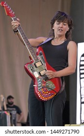Chicago, IL / USA - July 10, 2019: Courtney Barnett Performs At 2019 Taste Of Chicago At Petrillo Music Shell In Grant Park