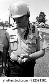 Chicago, Illinois 6-28-1986
Arthur Jones National Leader Of The KKK At A Rally In  Marquette Park.
 