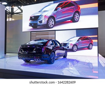 CHICAGO, ILLINOIS - February 8, 2020: The All New 2020 Cadillac CT5 4-door Sedan Displayed At McCormick Place At The Annual Chicago Auto Show 