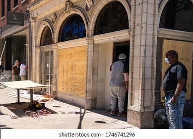 Chicago, Illinois / USA - May 30 2020. Protests Looting And Riot