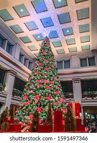 Chicago, Illinois/United States 12-11-19. Macy's Chicago Walnut Room Christmas Tree 2019