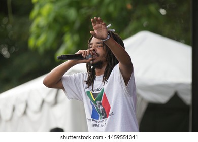 Chicago, IL/USA: 7/19/19: Thebe Neruda Kgositsile Aka Earl Sweatshirt Performs At Pitchfork Music Festival. 