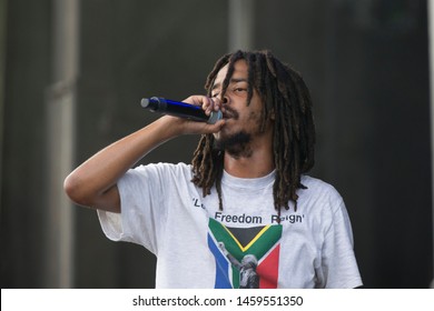 Chicago, IL/USA: 7/19/19: Thebe Neruda Kgositsile Aka Earl Sweatshirt Performs At Pitchfork Music Festival. 