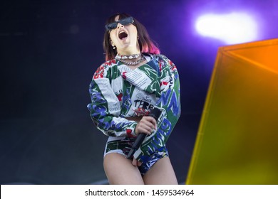 Chicago, IL/USA: 7/21/19: Charli XCX Aka Charlotte Emma Aitchison Performs At Pitchfork Music Festival. She's An English Singer, Songwriter Who Has Won Billboard Music Awards. 