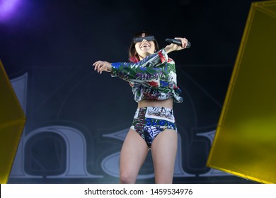 Chicago, IL/USA: 7/21/19: Charli XCX Aka Charlotte Emma Aitchison Performs At Pitchfork Music Festival. She's An English Singer, Songwriter Who Has Won Billboard Music Awards. 