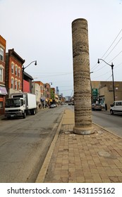 CHICAGO, IL/USA - MAY 16, 2019:  Typical Views Of Chinatown In Chicago, Illinois, A Thriving Community, With A Lot Of Cultural Charm And Authenticity.