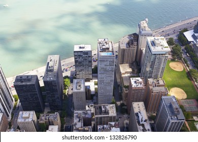 Chicago Lake Shore Drive Aerial View