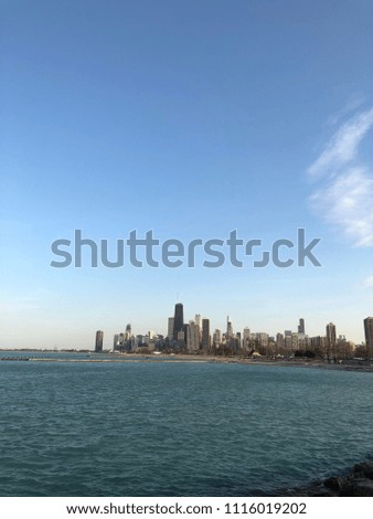 Similar – Skyline of Chicago Town