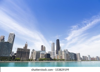 Chicago Lakeshore Skyline With Hancock