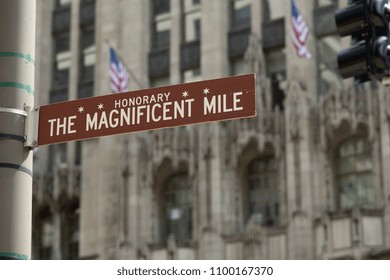 Chicago Magnificent Mile Sign