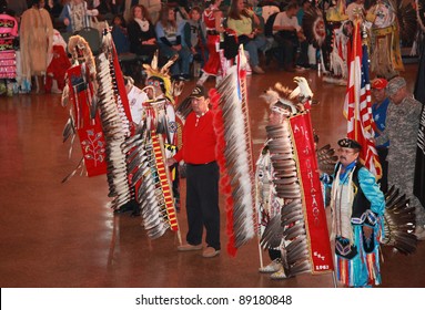 CHICAGO - NOVEMBER: The 58th Annual Inter-tribal Pow Wow Was Held At Navy Pier In Chicago On November 19, 2011.  This Annual Event Is One Of The Country's Largest Pow Wows.