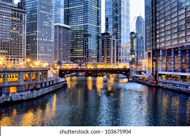 Chicago River Reflection