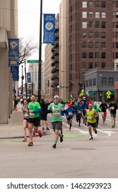 Chicago Shamrock Shuffle 8K Run, March, 2019