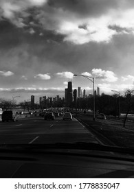 Chicago Skyline From Lakeshore Drive