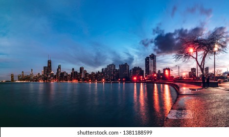 Chicago Skyline Panoramic Image - Very Large Resolution