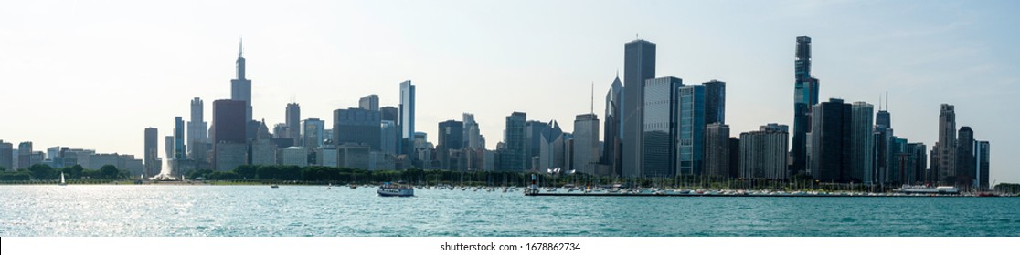 Chicago Skyline Summer Lake Michigan Stock Photo 1678862734 | Shutterstock